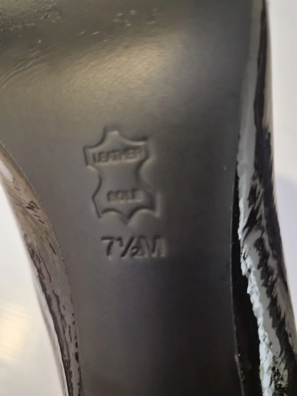 Tory Burch Black Patent Leather Logo Heels
